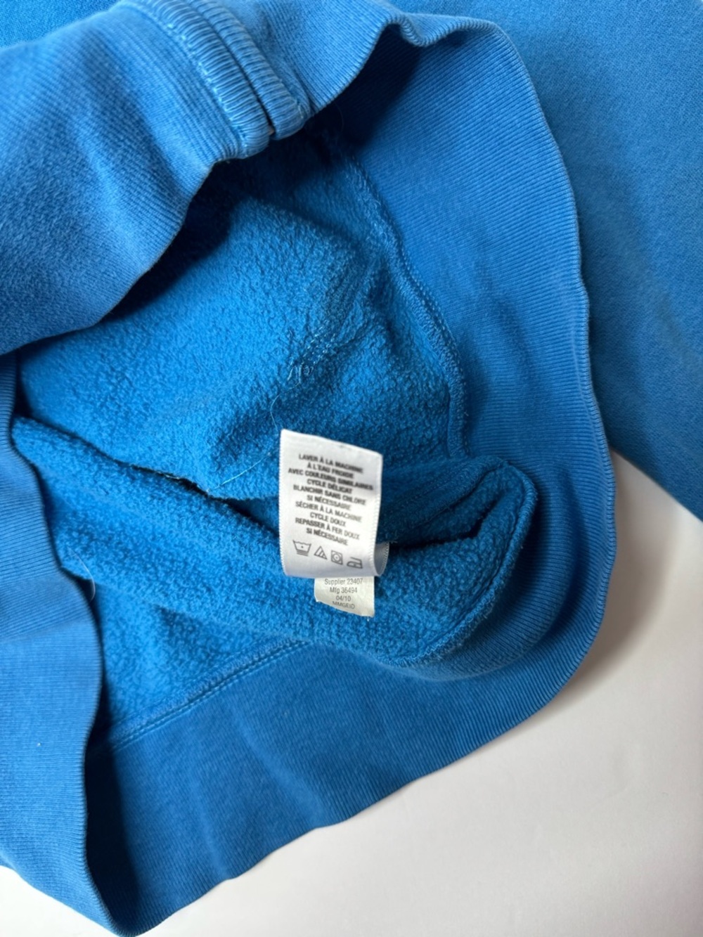 Aeropostale Y2K Blue Full Zip Embroidered Graphic Hoodie 2010 Size Women’s S - Picture 4 of 8